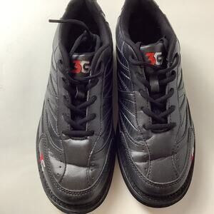 3G Bowling Shoe Size (Men 6) Women Size 8 Black/Metallic 'Cruze SC 300'